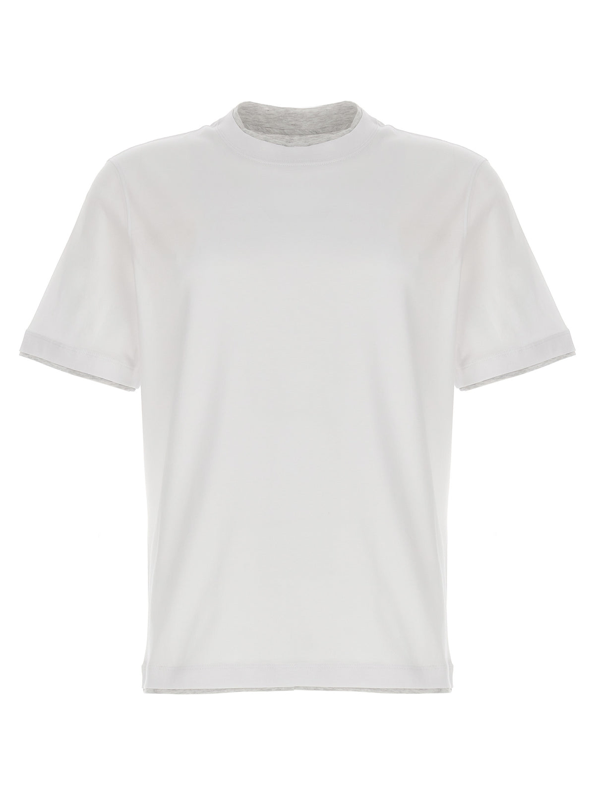 Brunello Cucinelli Men Double Layer T-Shirt