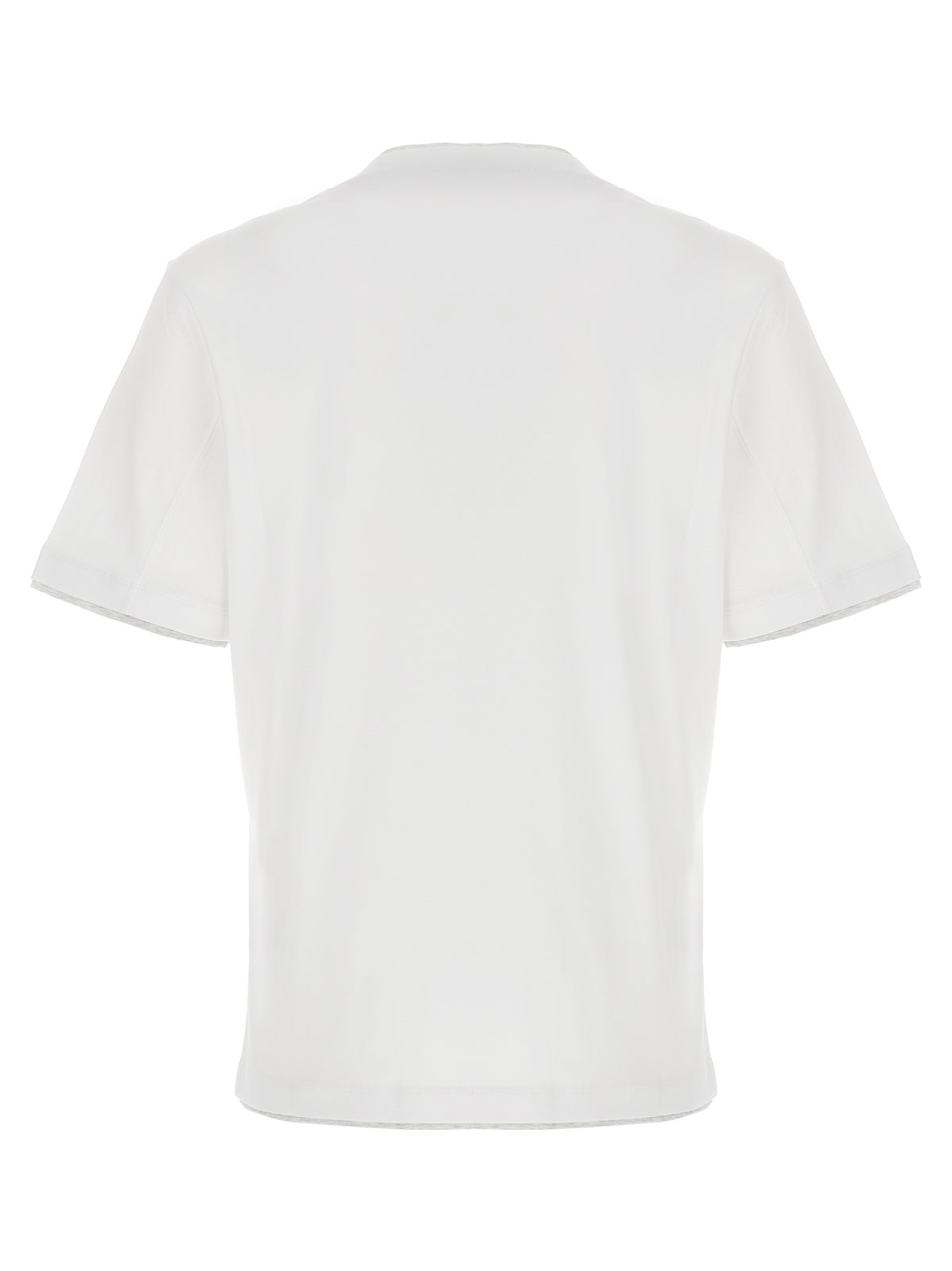 Brunello Cucinelli Men Double Layer T-Shirt