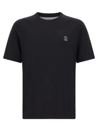 BRUNELLO CUCINELLI Brunello Cucinelli Men Logo Embroidery T-Shirt