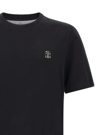 BRUNELLO CUCINELLI Brunello Cucinelli Men Logo Embroidery T-Shirt