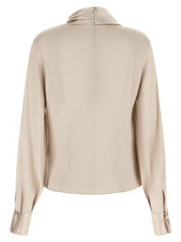 BRUNELLO CUCINELLI Brunello Cucinelli Women Asymmetric Draped Blouse