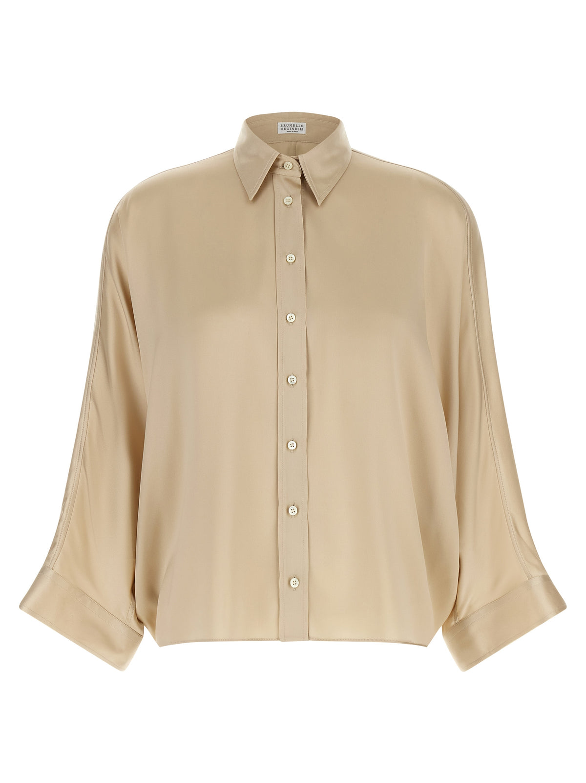 BRUNELLO CUCINELLI Brunello Cucinelli Women 'Monile' Satin Shirt