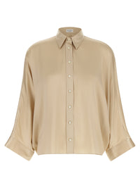 BRUNELLO CUCINELLI Brunello Cucinelli Women 'Monile' Satin Shirt