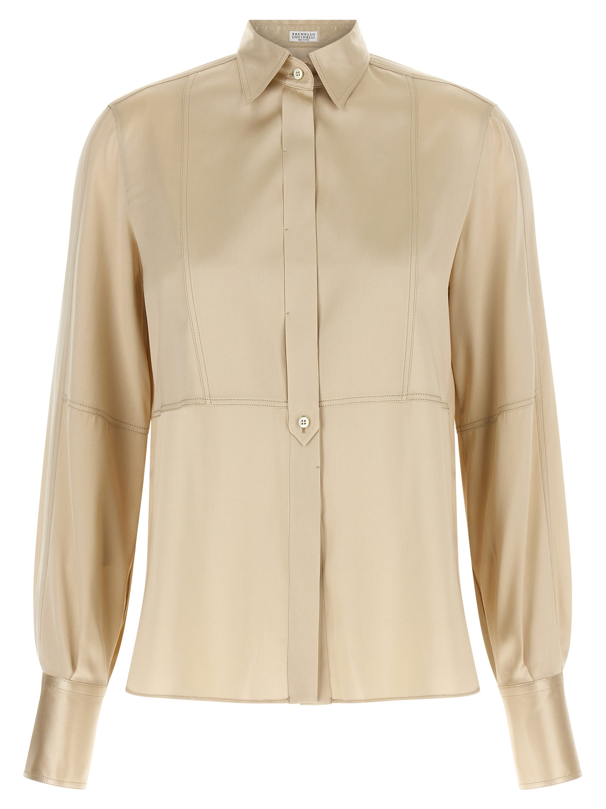 BRUNELLO CUCINELLI Brunello Cucinelli Women Satin Silk Shirt