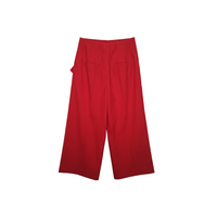 Brunello Cucinelli Textured Cotton Cropped Trousers with Tie Belt