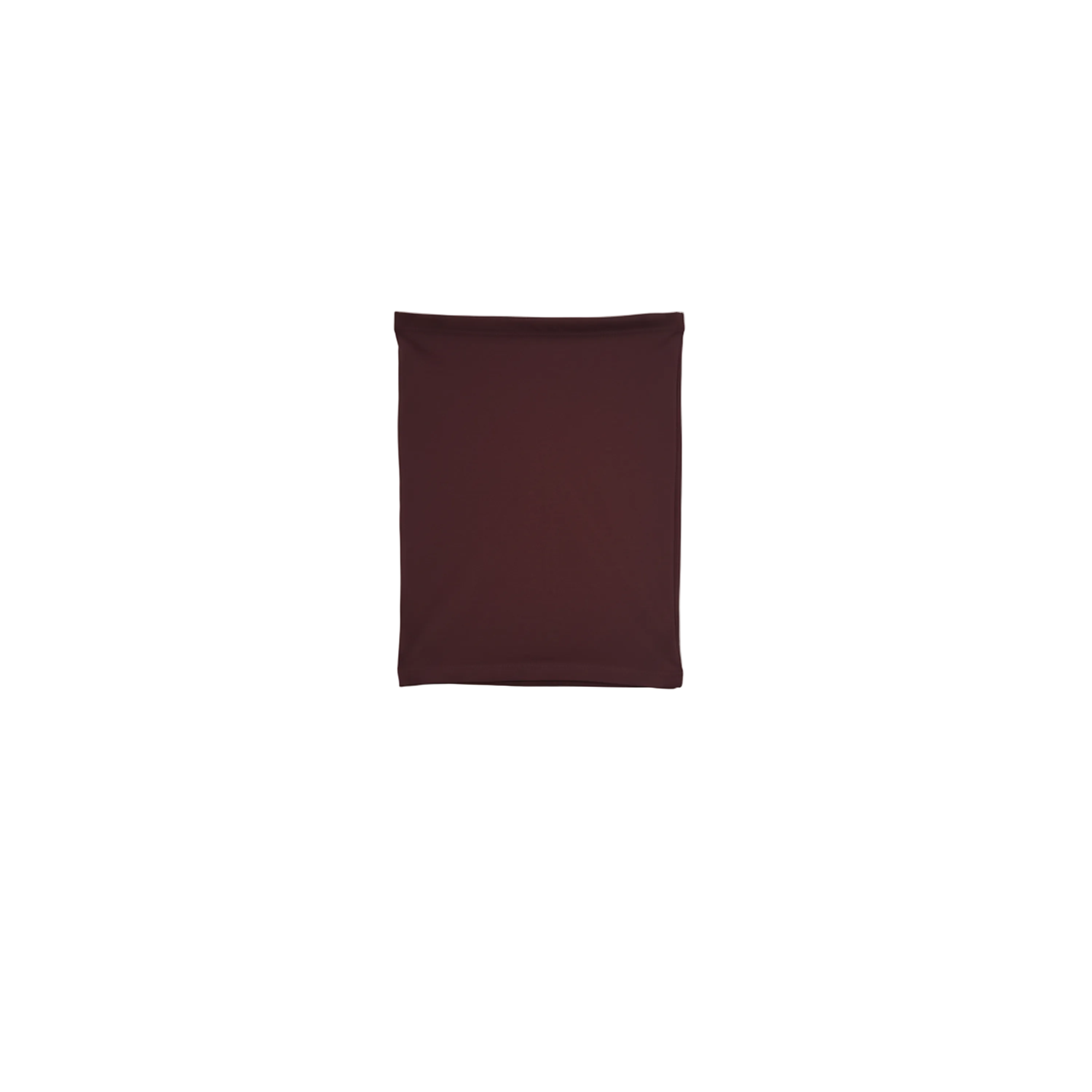 Brunello Cucinelli Womens Cotton Strapless Maroon Top