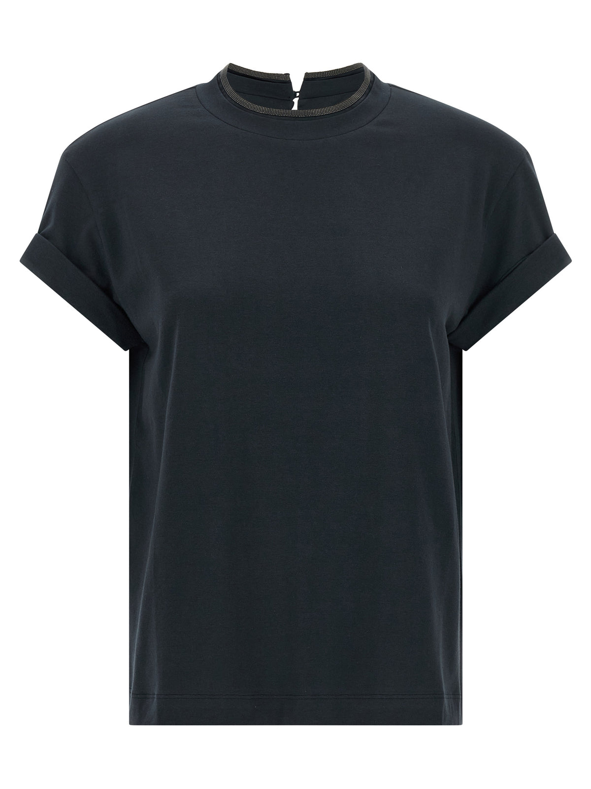 BRUNELLO CUCINELLI Brunello Cucinelli Women 'Shiny Collar' T-Shirt