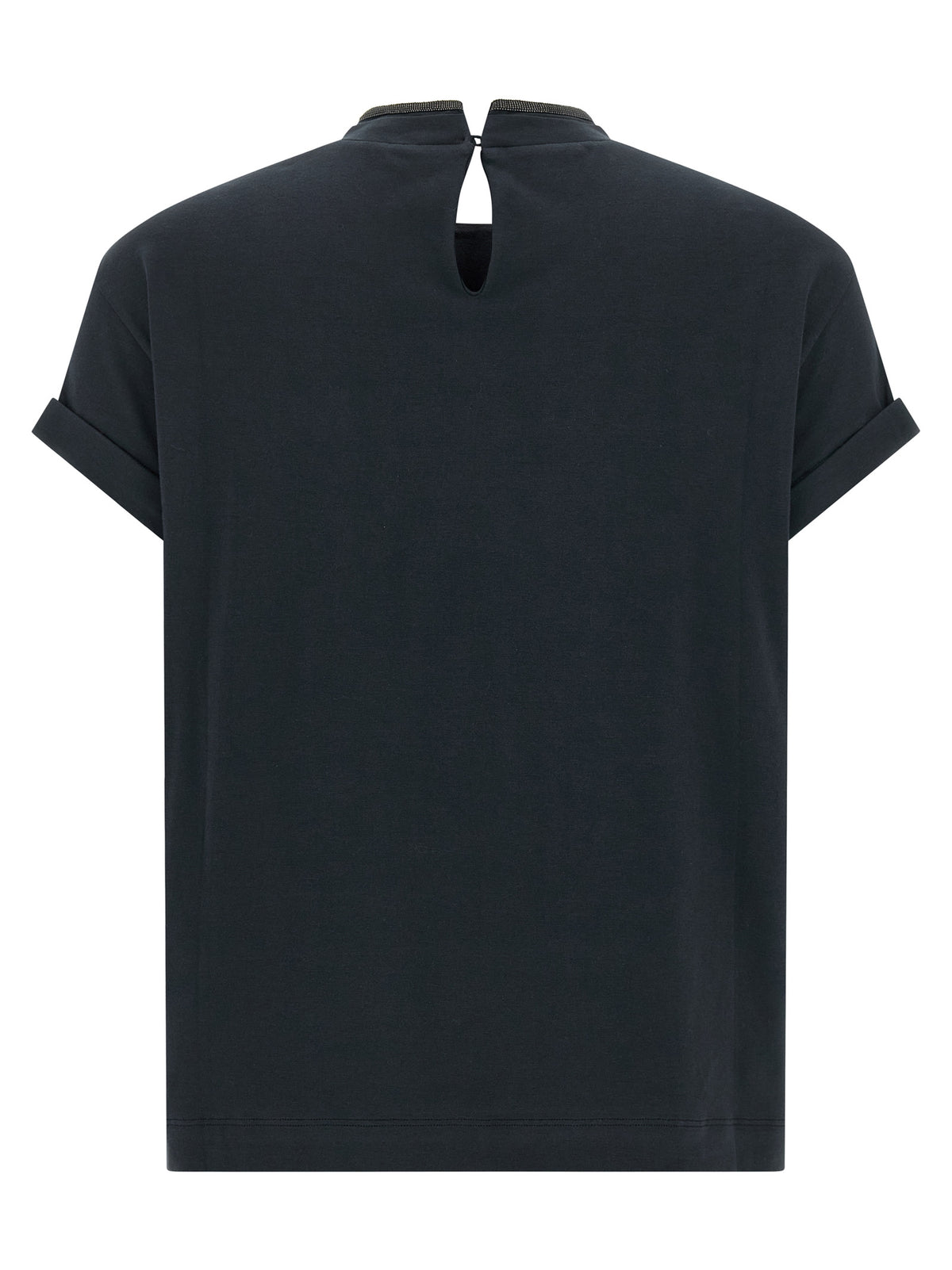 BRUNELLO CUCINELLI Brunello Cucinelli Women 'Shiny Collar' T-Shirt