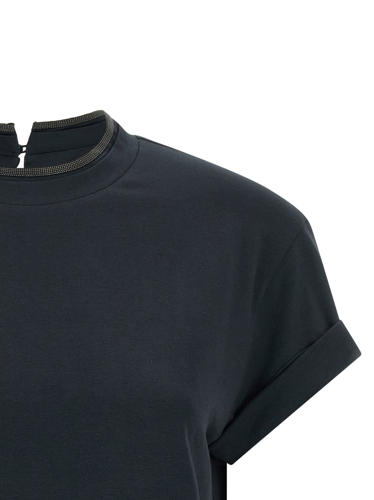 BRUNELLO CUCINELLI Brunello Cucinelli Women 'Shiny Collar' T-Shirt