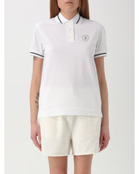 Brunello Cucinelli Short Sleeve Polo Shirt Women White