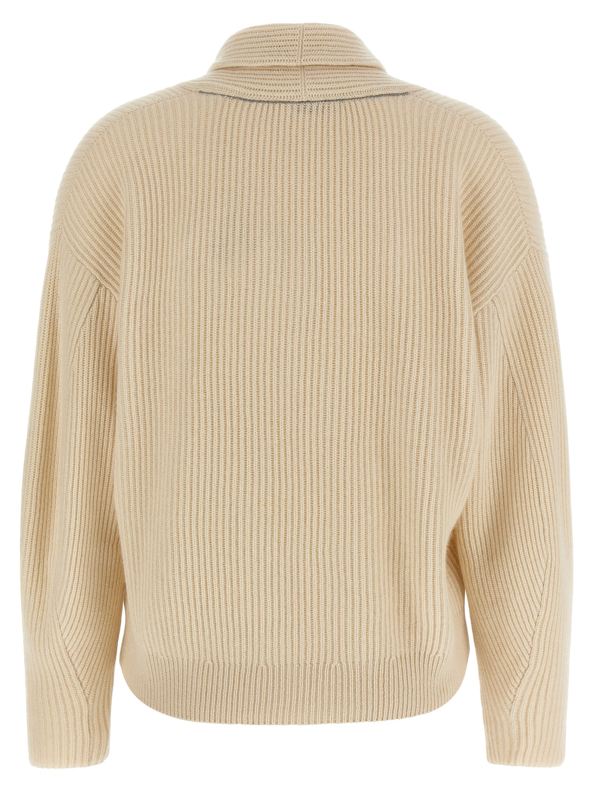 BRUNELLO CUCINELLI Brunello Cucinelli Women Shawl Neck Ribbed Sweater