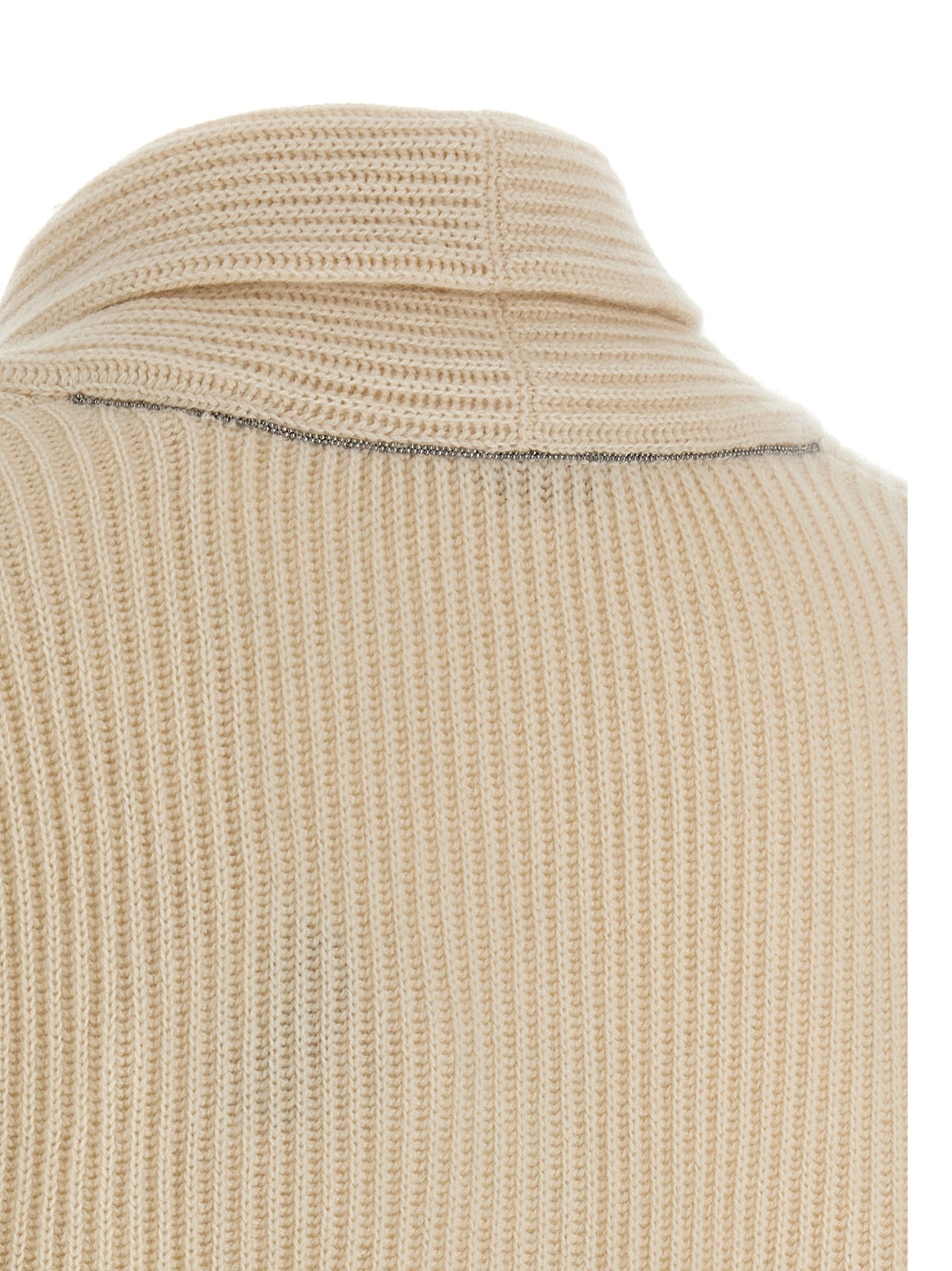 BRUNELLO CUCINELLI Brunello Cucinelli Women Shawl Neck Ribbed Sweater