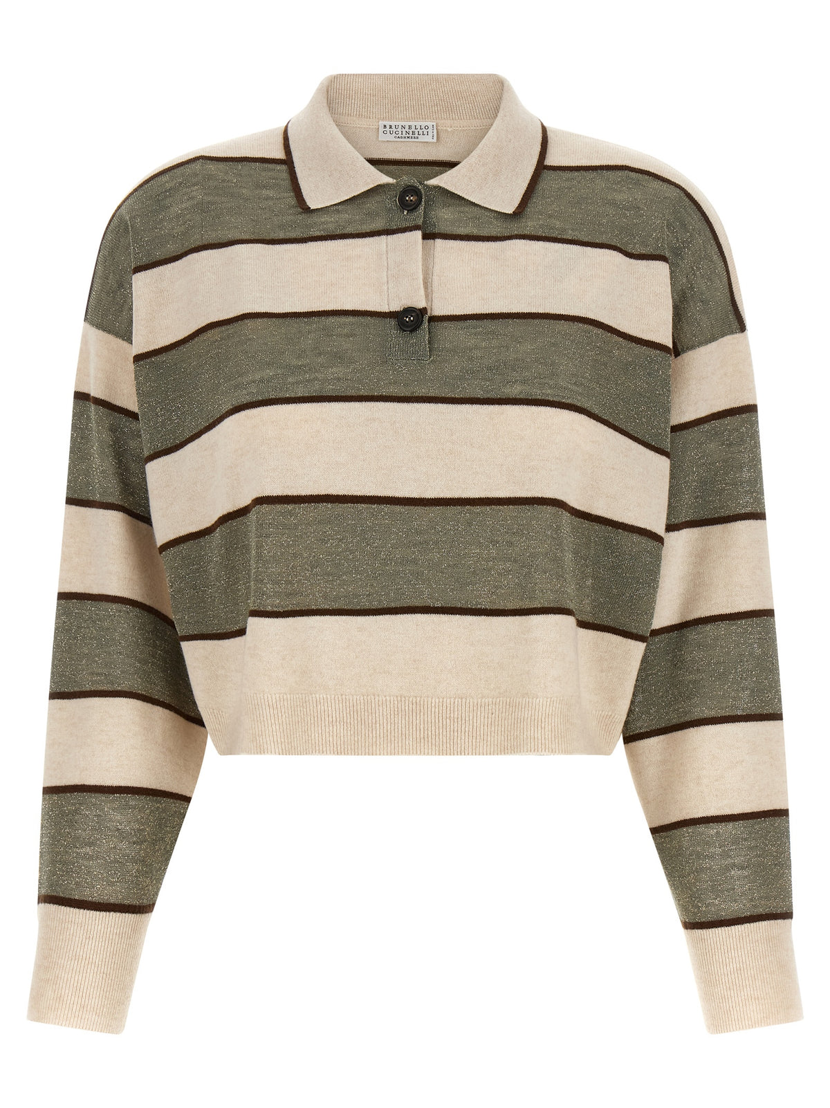 BRUNELLO CUCINELLI Brunello Cucinelli Women 'Sparkling Stripes' Polo Shirt