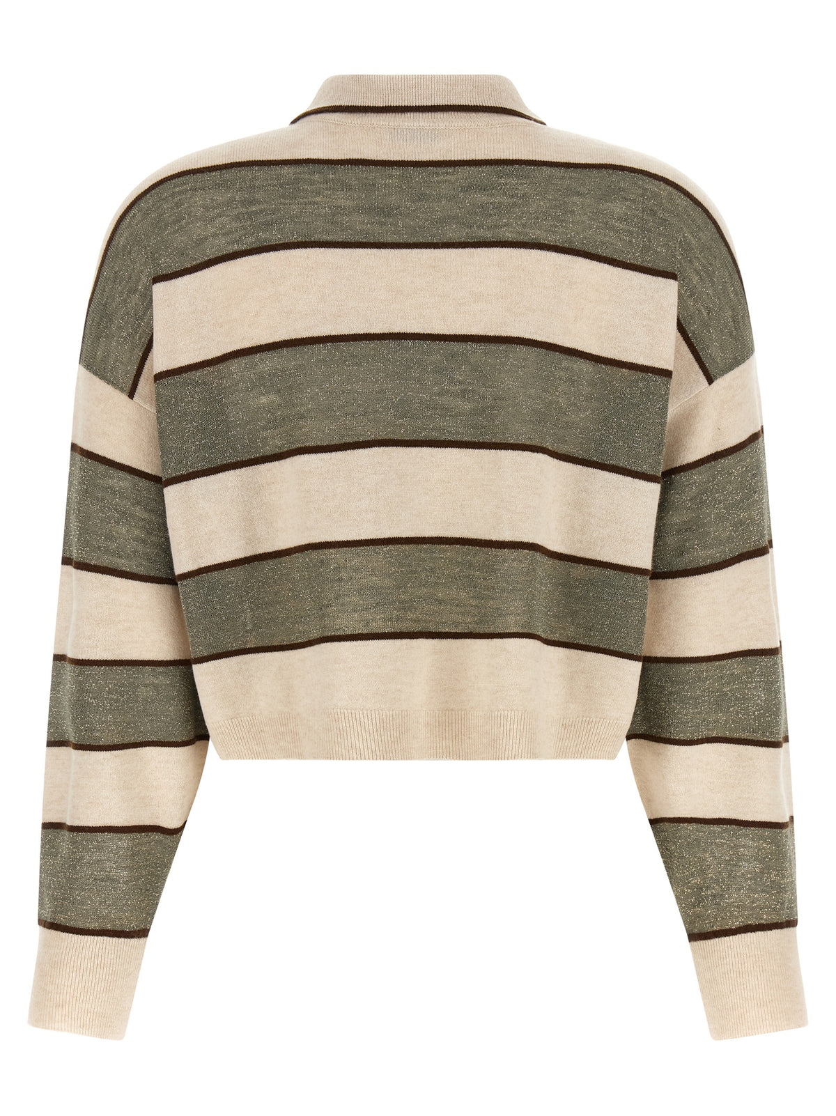 BRUNELLO CUCINELLI Brunello Cucinelli Women 'Sparkling Stripes' Polo Shirt