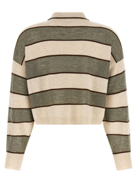 BRUNELLO CUCINELLI Brunello Cucinelli Women 'Sparkling Stripes' Polo Shirt