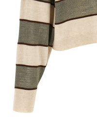 BRUNELLO CUCINELLI Brunello Cucinelli Women 'Sparkling Stripes' Polo Shirt