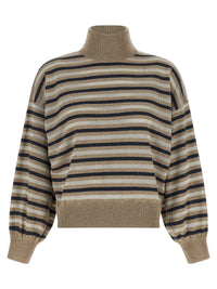 BRUNELLO CUCINELLI Brunello Cucinelli Women 'Sparkling Stripes' Sweater