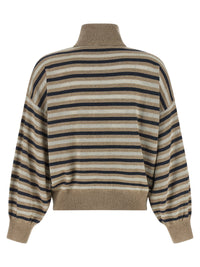 BRUNELLO CUCINELLI Brunello Cucinelli Women 'Sparkling Stripes' Sweater