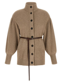 BRUNELLO CUCINELLI Brunello Cucinelli Women English Half-Ribbed Cardigan