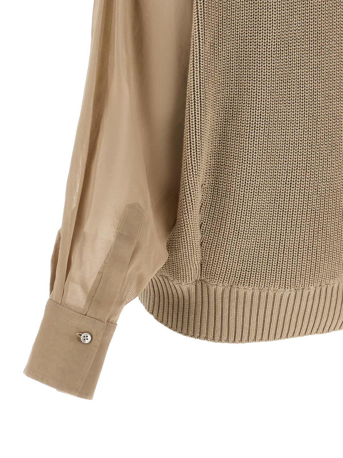 BRUNELLO CUCINELLI Brunello Cucinelli Women Organza Sleeve Cardigan