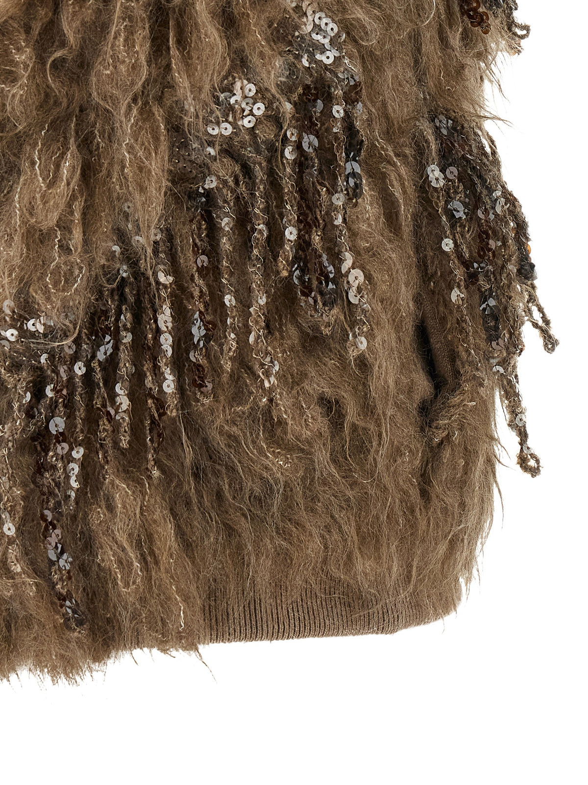 Brunello Cucinelli Women 'Dazzling Moss Embroidery' Vest