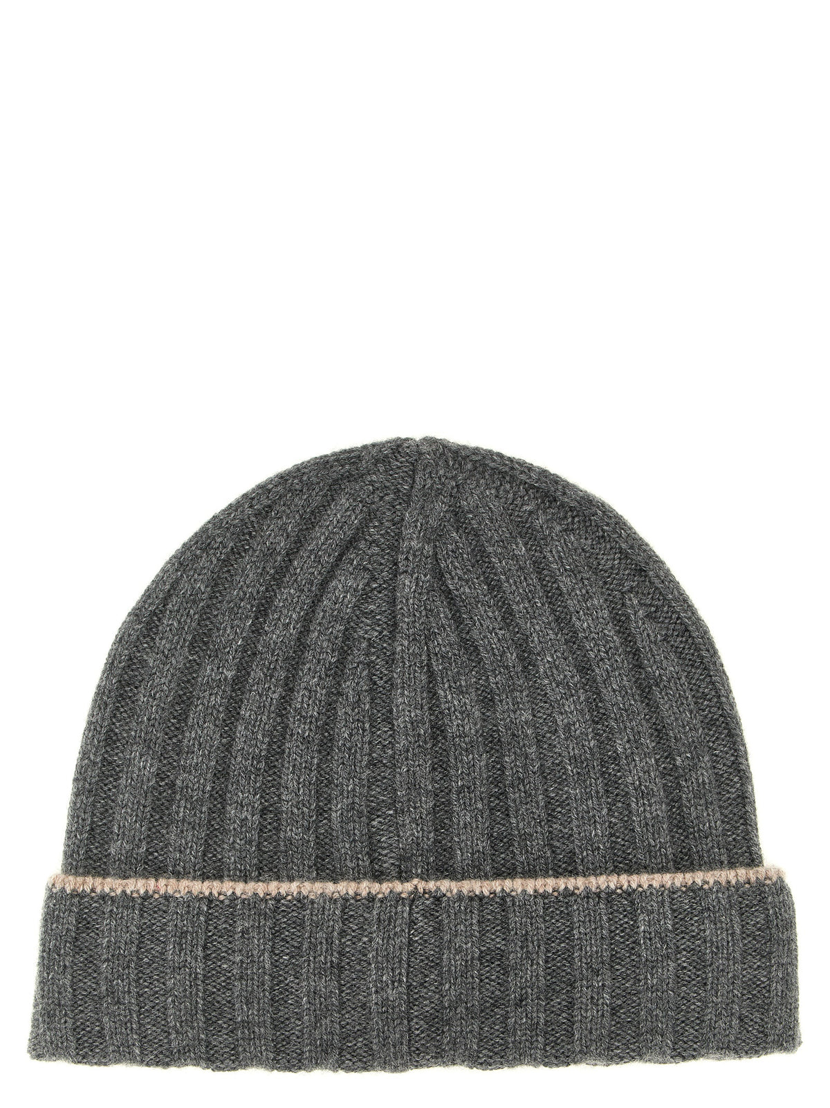 Brunello Cucinelli Men Cashmere Turn-Up Beanie