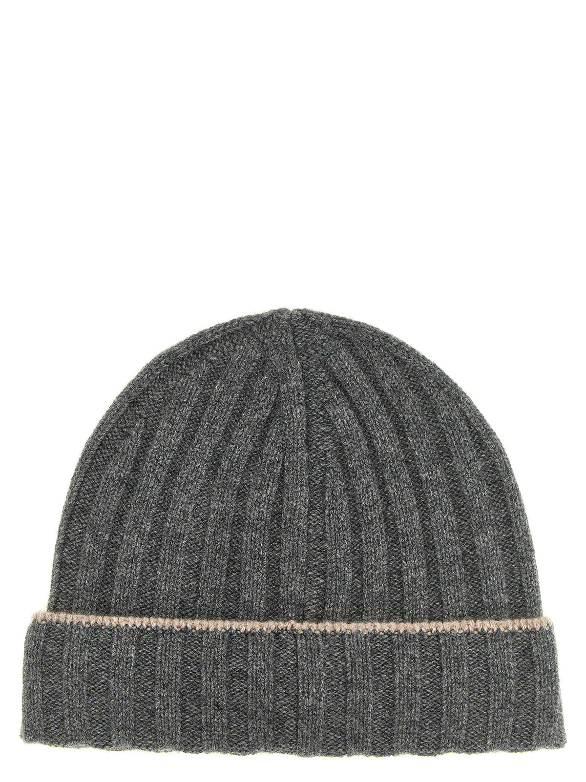 Brunello Cucinelli Men Cashmere Turn-Up Beanie