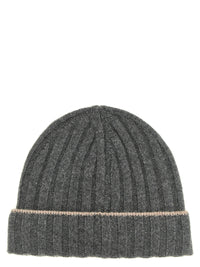 Brunello Cucinelli Men Cashmere Turn-Up Beanie