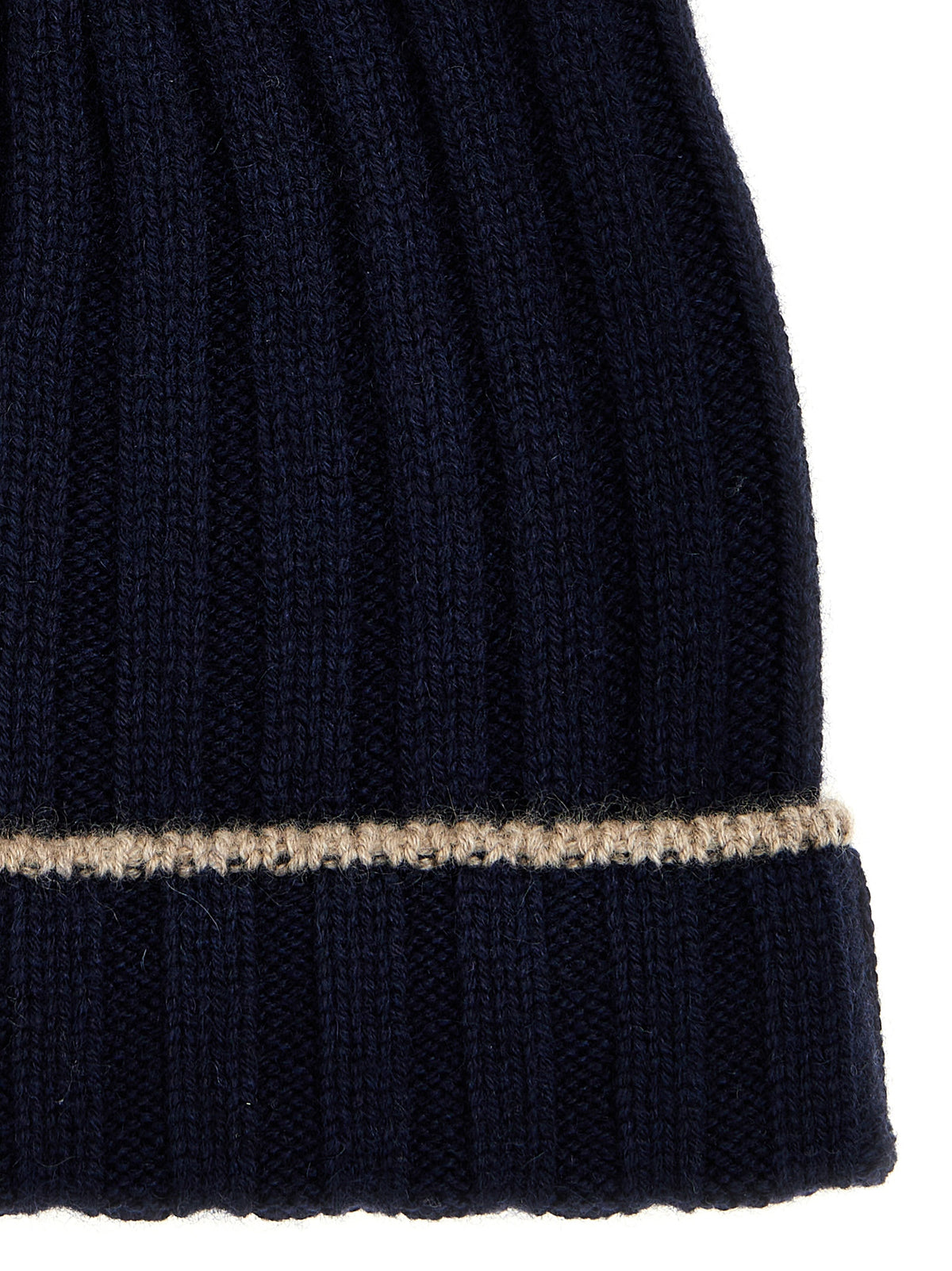 BRUNELLO CUCINELLI Brunello Cucinelli Men Contrast Line Beanie