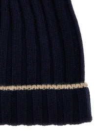 BRUNELLO CUCINELLI Brunello Cucinelli Men Contrast Line Beanie