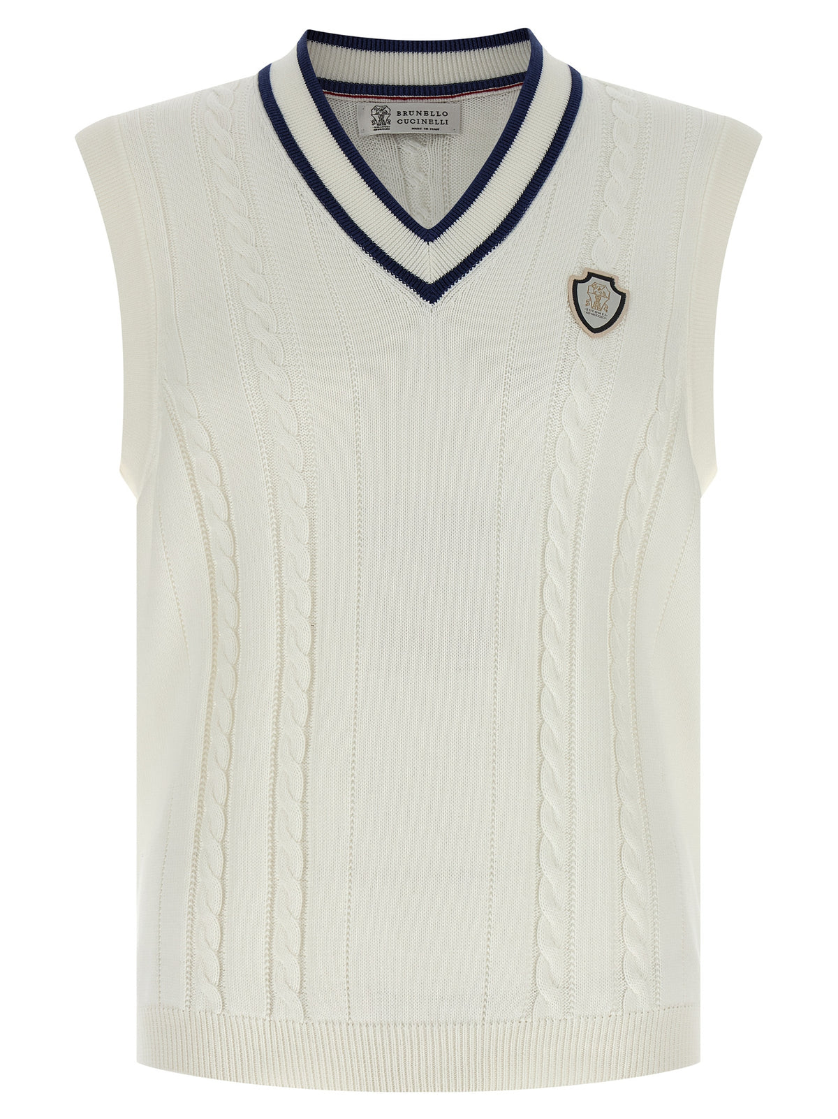 BRUNELLO CUCINELLI Brunello Cucinelli Men Cotton Braided Vest
