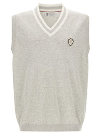 BRUNELLO CUCINELLI Brunello Cucinelli Men Heraldic Logo Vest