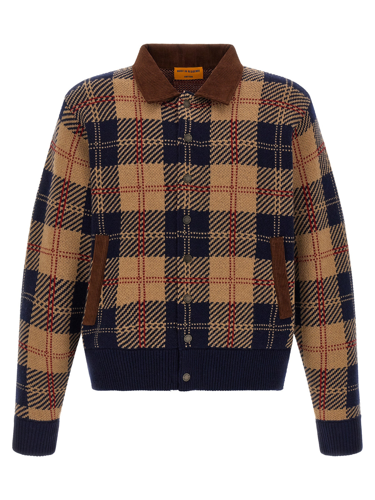 GUEST IN RESIDENCE Guest In Residence Men Tartan Bomber Jacket