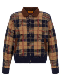 GUEST IN RESIDENCE Guest In Residence Men Tartan Bomber Jacket