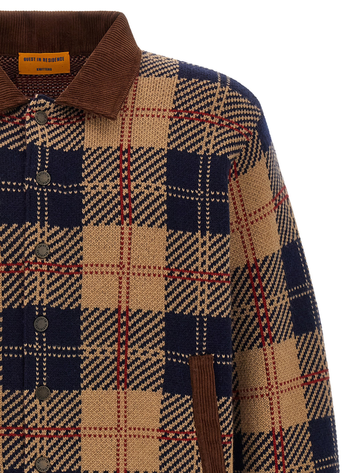 GUEST IN RESIDENCE Guest In Residence Men Tartan Bomber Jacket