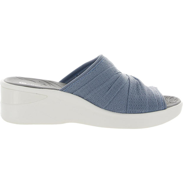 Smile II Womens Slip On Wedge Sandals