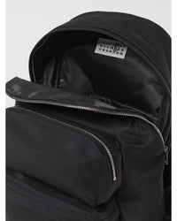 Mm6 Maison Margiela Nylon Backpack Multiple Compartments Kids Black Duffel Bags