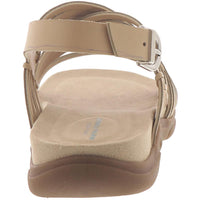 Marlis Womens Leather Padded Sole Slingback Sandals
