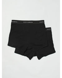 Dolce & Gabbana Logo Waistband Boxer Briefs Men Black Underwear