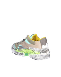Maison Margiela Retro Fit Distressed Sneakers Men Green