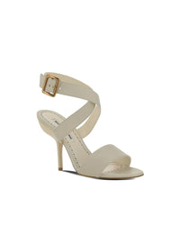 Manolo Blahnik Ankle Strap Heel Sandals Women White