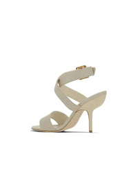Manolo Blahnik Ankle Strap Heel Sandals Women White