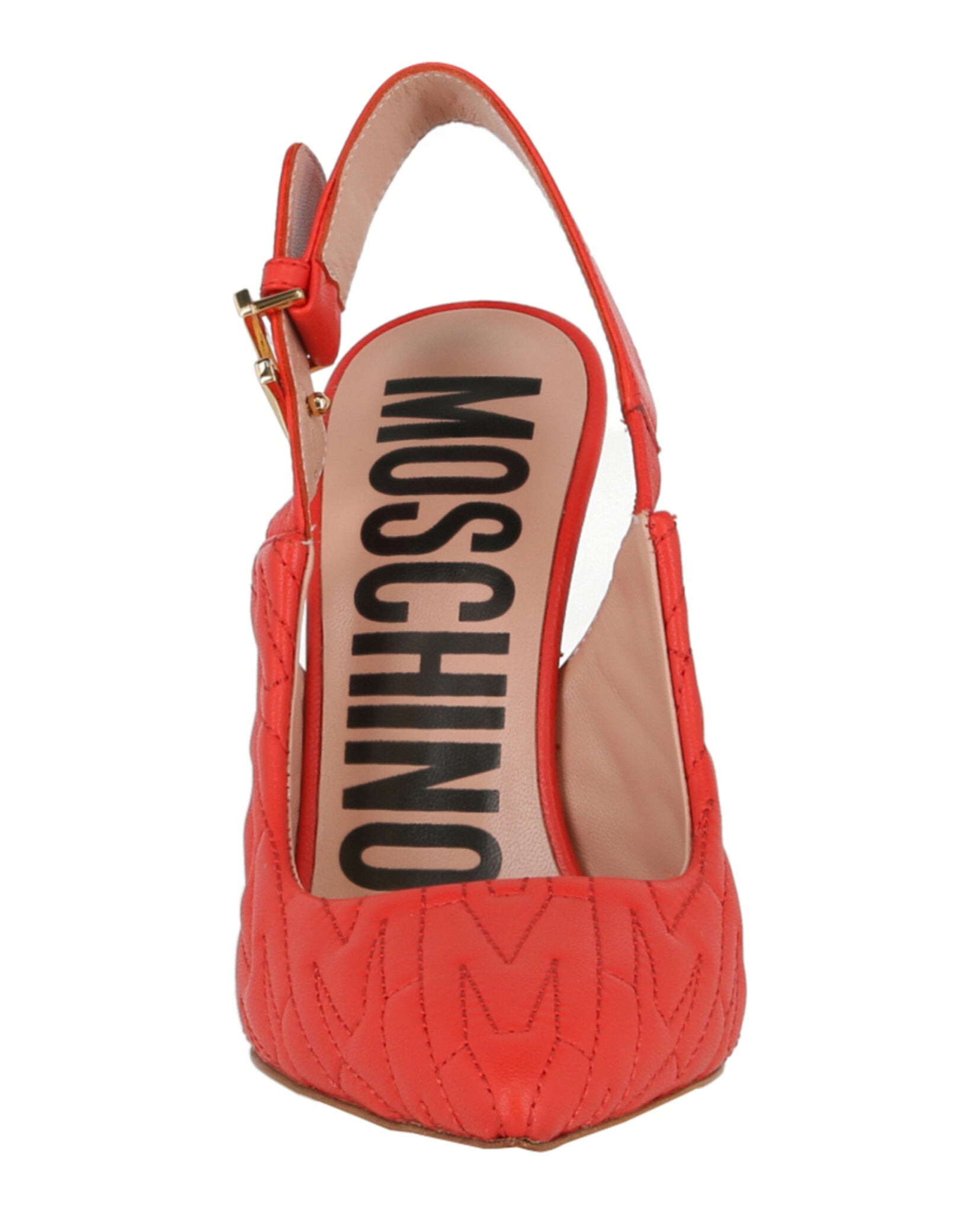 Moschino Womens M-Quilted Slingback Pumps