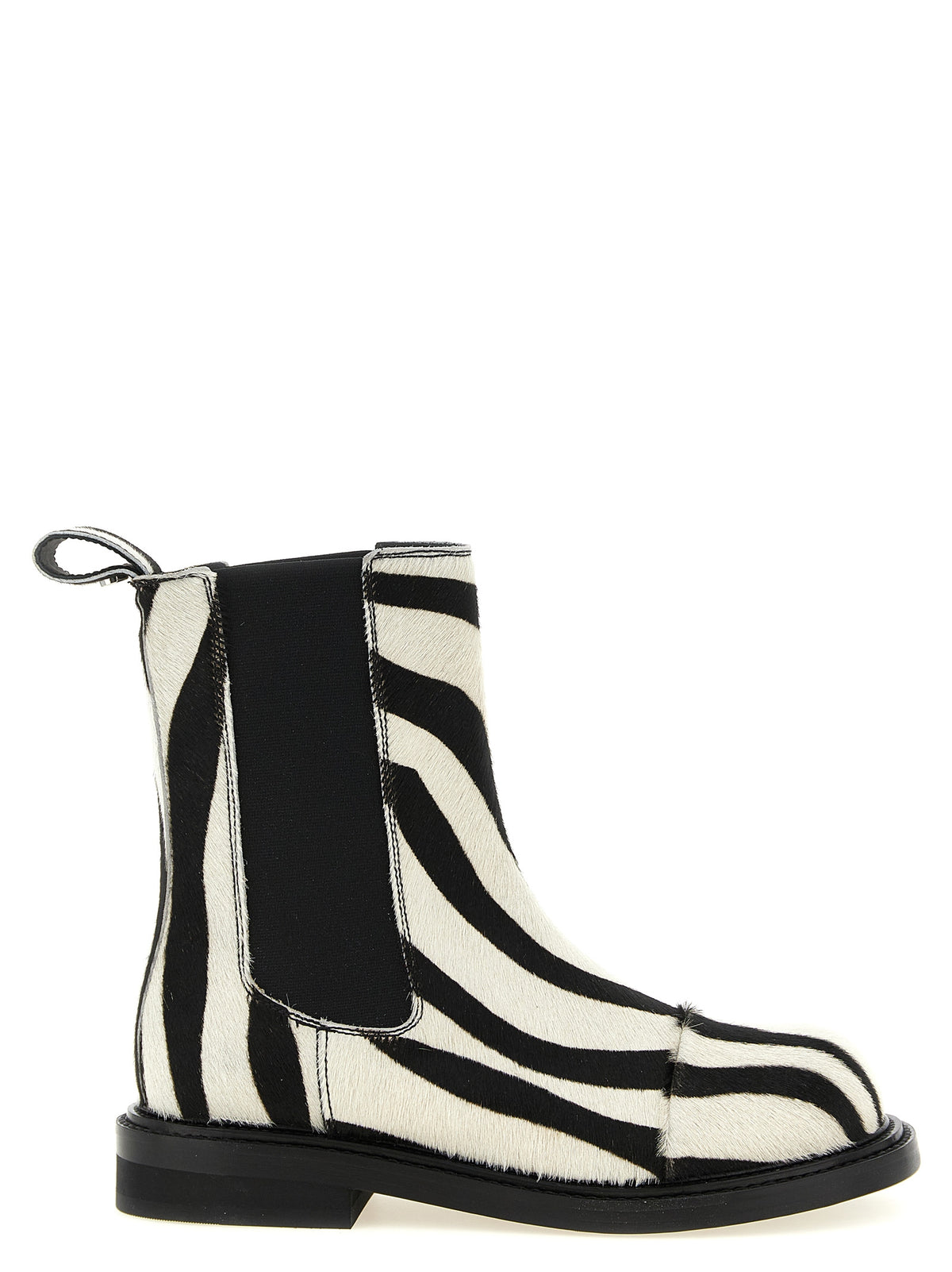 MOSCHINO Moschino Women Zebra Pony Ankle Boots