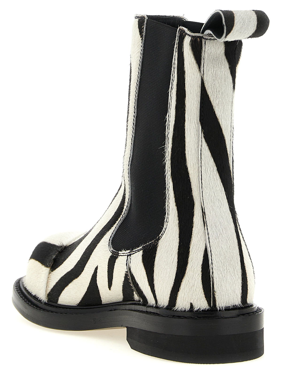 MOSCHINO Moschino Women Zebra Pony Ankle Boots