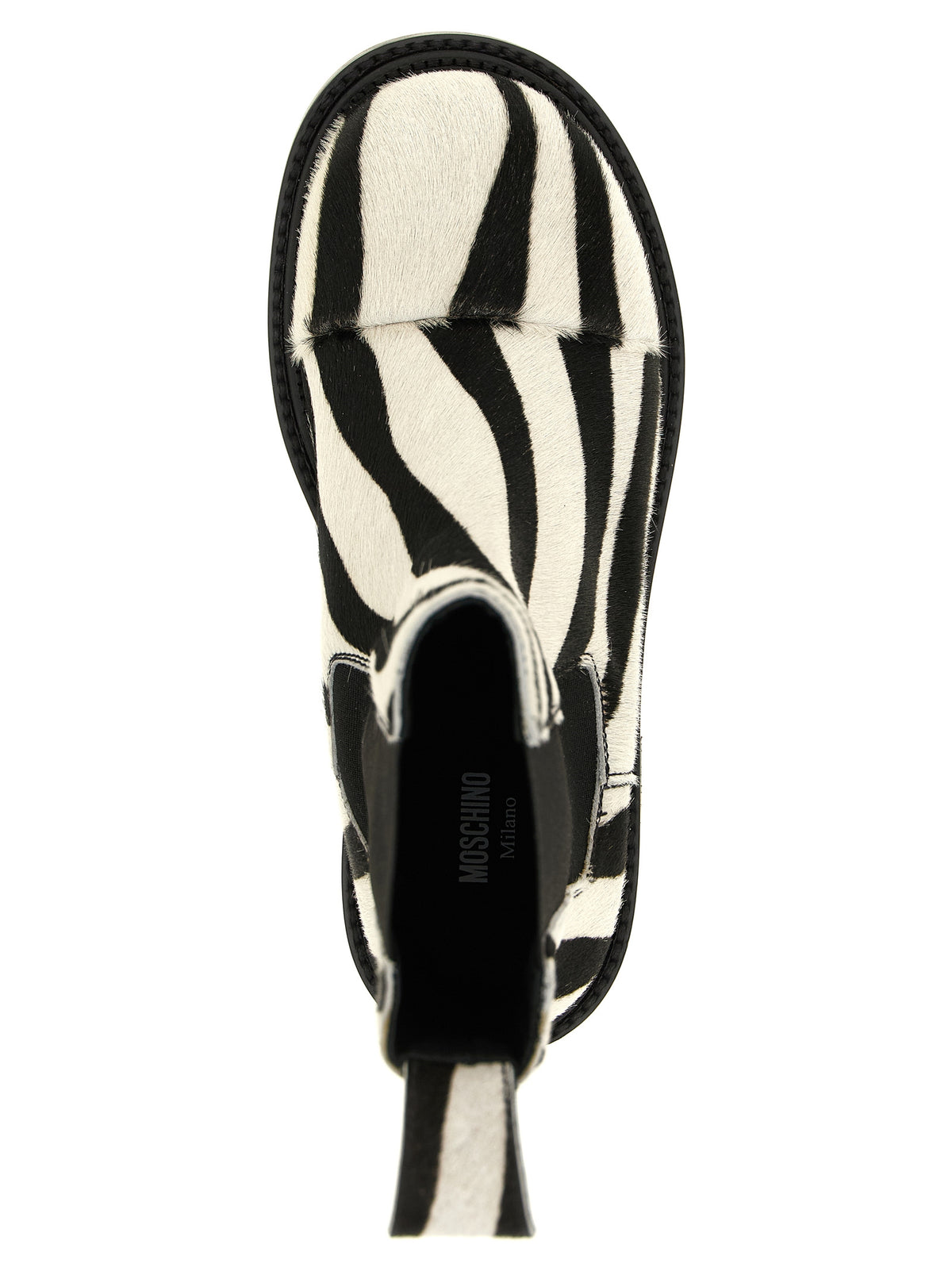 MOSCHINO Moschino Women Zebra Pony Ankle Boots