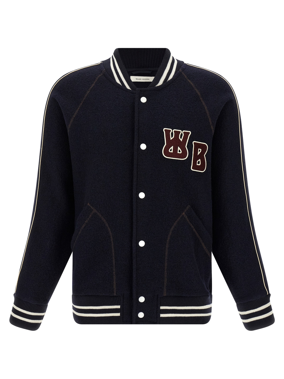 WALES BONNER Wales Bonner Men 'The October Varsity' Bomber Jacket