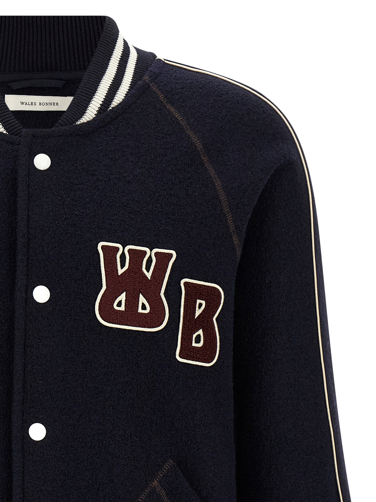 WALES BONNER Wales Bonner Men 'The October Varsity' Bomber Jacket