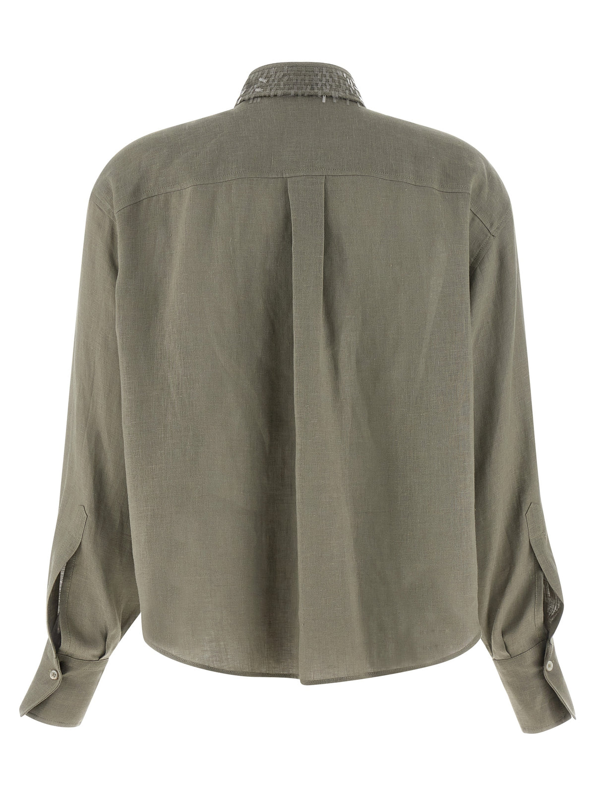 BRUNELLO CUCINELLI Brunello Cucinelli Women Sequin Collar Shirt
