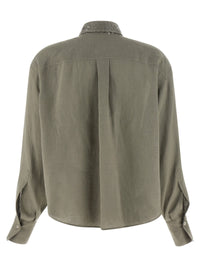 BRUNELLO CUCINELLI Brunello Cucinelli Women Sequin Collar Shirt